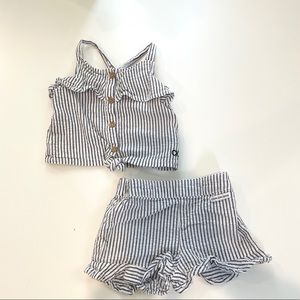 Calvin klein girl 2pc matching set 24 months